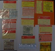 1989/1990 Manchester Utd match tickets collection including Division 1 (37), FAC (9) including