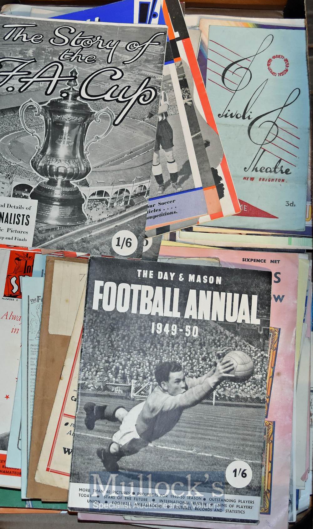 Mixed sport selection to include football 1949 The Story of the 1st Division, Meet the Soccer Stars,