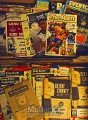 Collection of Derby County home football programmes to include 1955/56 Crewe Alex, Scunthorpe Utd