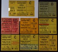 1967/68 Manchester Utd home match tickets to include Sunderland, Newcastle Utd, Wolves, Stoke