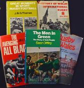 Rugby History & Tours Book Selection (10): All-Black Power (McLean); Haka! (McCarthy); Unsmiling