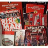 Selection of Manchester United Football Books, Annuals Yearbooks etc, plus postcards, worth