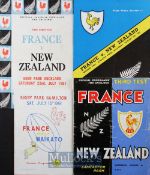 France Down Under Rugby Programmes (4): Quartet of issues from the famous first French tour to New