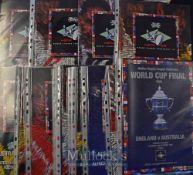 1995 & 2000 Rugby League World Cup Programmes (29): Including from 1995 Tournament (complete set