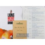 Rare 1955, 1962 & 1997 British Lions trio of items (3): Lovely small 28pp South African Railways