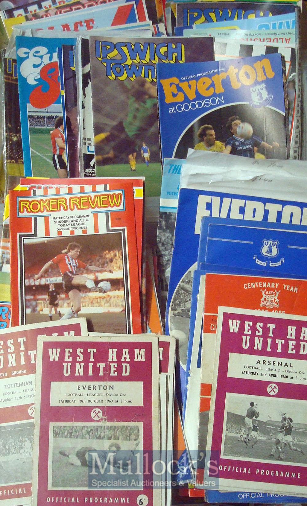 Assorted 1960s Onwards Football Programmes to include teams such as Liverpool, Chelsea, Sheffield