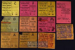 1967/68 Manchester Utd home match tickets to include Sheffield Wednesday, Leeds Utd, Chelsea,