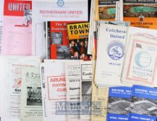 Selection of football programmes to include reserve matches, non-league, 1946 England v Belgium (