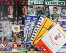 Bumper Bundle Rugby programmes, mostly Clubs (30): All in good condition, homes from: Leicester (