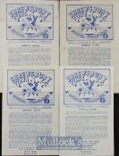 1948/49 Shrewsbury Town home match programmes v Walsall, Leicester City, Worcester City (Challenge