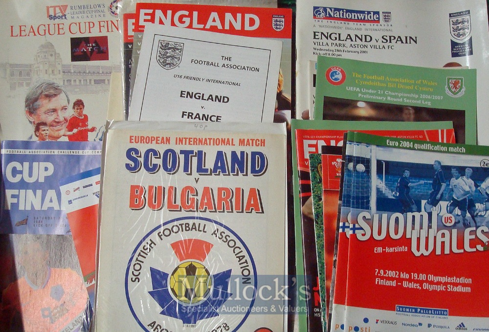 Quantity of 1960s-1980s Assorted Football Programmes to include a variety of fixtures, with FA