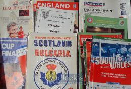 Quantity of 1960s-1980s Assorted Football Programmes to include a variety of fixtures, with FA