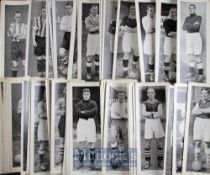 Collection of 1930~s Topical Times Panel Portraits of football players black & white issues (82)