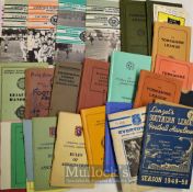 Assorted Selection of Football League from 1922-1990s noting Birmingham County, Liverpool County,