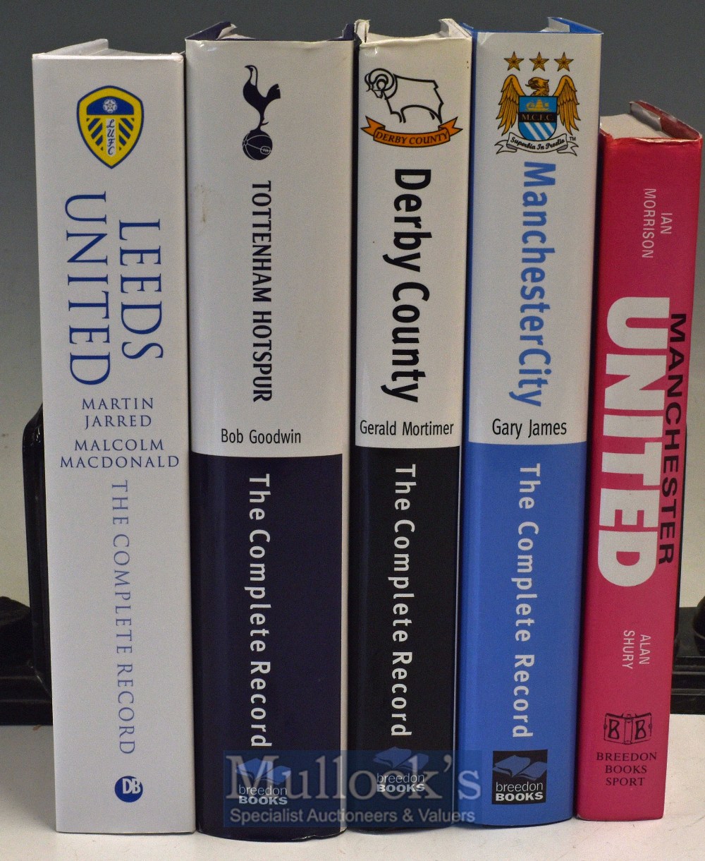 Selection of Football Breedon Books ~A Complete Record~ to include Leeds United, Tottenham