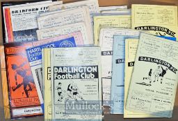 Selection of Darlington football programmes to include homes 1968/69 (6) including Leicester City (