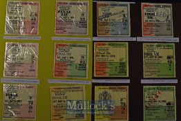 Selection of FA Cup match tickets 1971, 1972, 1973, 1974, 1975, 1976, 1977, 1978, 1979, 1980,