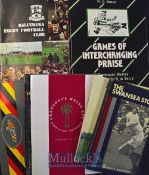 Collection One of Rugby Club Histories, Brochures etc (9): Including those for Swansea (Matthews),