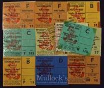 1968/69 Manchester Utd Division 1 home match tickets (14) to include Spurs, Arsenal, Manchester