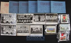 Collection of Sport team picture books nos. 1-6 (the full set) comprising football teams, in colour,