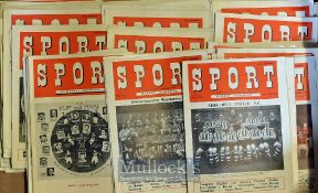 Collection of |Sport| magazines 1947-1949 each 7 3/8|x 9 5/8| covering mainly football with teams of