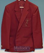 Manchester United ~Tour Guide~ Blazer in dark red, James Barry maker~s label internally, no