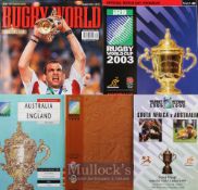 Rugby World Cup, the English Connection (5): Final programmes, England v Australia, 1991, Twickenham