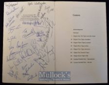 Leicester Rugby Club Signed History 1880-1980: David Hands, limited edition of 150, softback