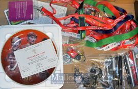 Selection of Manchester United football memorabilia to include VIP lanyards, United member pens (