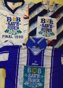 Jomo Cosmos (South Africa) 1990 Football Shirt ~Bob Save Super Bowl Final~ short sleeve, replica, XX