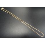 TWENTY-TWO CARAT GOLD NECK CHAIN marked 916, approximately 46cm long and 3.9 grams