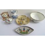 SELECTION OF DECORATIVE CERAMICS including a Royal Doulton Robert Burns commemorative plate, a