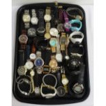 SELECTION OF LADIES AND GENTLEMEN'S WRISTWATCHES including Fossil, Lorus, Pulsar, Limit, Ben