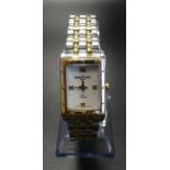 LADIES RAYMOND WEIL TANGO COLLECTION WRISTWATCH the mother of pearl dial with Roman numerals at