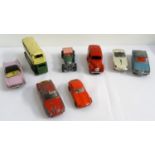SELECTION OF DIE CAST VEHICLES including examples from Dinky, a Leyland Comet, boxed, a double