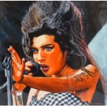 ED O'FARRELL Amy Winehouse II, limited edition print, signed and numbered 4/200, 42cm x 41cm