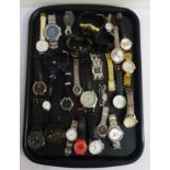 SELECTION OF LADIES AND GENTLEMEN'S WRISTWATCHES including Swatch, Limit, G-Shock, Hugo Boss,