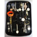 SELECTION OF LADIES AND GENTLEMEN'S WRISTWATCHES including Olivia Burton, Emporio Armani, Sekonda,