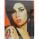 ED O'FARRELL Amy Winehouse, print, signed to the mount, 31cm x 24cm