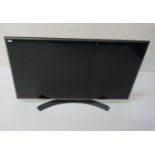 LG COLOUR TELEVISION model 55UH668V, with a 55" screen, two HDMI ports and a USB connection, on a