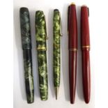 CONWAY STEWART No.479 FOUNTAIN PEN with 14ct gold nib, Wahl-Eversharp fountain pen with 14K gold