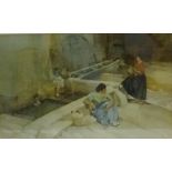 FOUR WILLIAM RUSSELL FLINT COLOUR PRINTS and five other pictures (9)