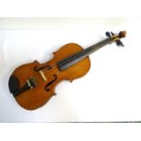 VINTAGE VIOLIN full size with two piece back