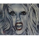 ED O'FARRELL Lady Gaga, Born this way, limited edition print, signed and numbered 5/200, 28cm x 33.