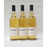 THREE BRUICHLADDICH FUTURES OCTOMORE A trio of bottles of Bruichladdich Futures Octomore Single Malt