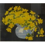 THOMAS TODD BLAYLOCK (1876-1929) "Kingcups" and "Polyanthus", colour block prints, both signed and