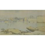 MURRAY MCNEIL CAIRD URQUHART RBA (1880-1972) The harbour, Concarneau, watercolour and pencil, signed