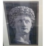 AFTER MICHAEL ANGELO David, a head study, a limited edition print, indistinctly monogrammed and