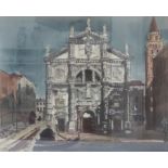 JAMES MILLER RSA RSW (1893-1987) San Moise, Venice, watercolour, bearing Royal Scottish Academy 1982