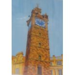 ED O'FARRELL The Tolbooth Tower, Glasgow, limited edition print, signed and numbered 69/850, 36cm